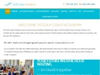 Website Screenshot Gulf Coast Academy