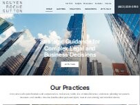 Website Screenshot Nguyen Roche Sutton