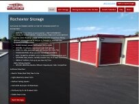 Website Screenshot Rochester Storage