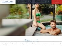 Website Screenshot The Catamaran Spa