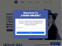 Website Screenshot J Melo Media