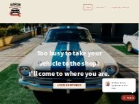 Website Screenshot Aaron Mobile Automotive