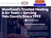 Website Screenshot Thompson's Heating & Air