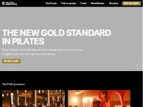 Website Screenshot Pilates Addiction Studio City