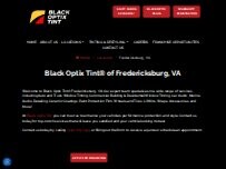 Website Screenshot Black Optix Tint