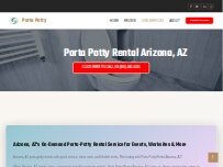Website PRT portable Toilet Rental Arizona