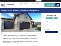 Website Screenshot A Plus Garage Door Repair