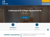Website Screenshot Lake Village & Lakewood