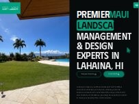 Website Screenshot West Maui Lawn and Landscape