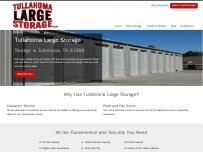 Website Screenshot Tullahoma Large Storage