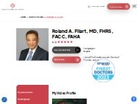 Website Screenshot Roland A. Filart, MD