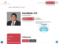 Website Screenshot David Bello, MD