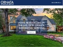 Website Screenshot Ornata Residential Services