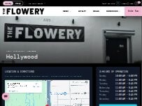 Website Screenshot The Flowery Dispensary Hollywood