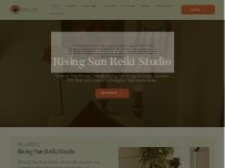 Website Screenshot Rising Sun Reiki Studio