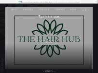 Website Screenshot The Hair Hub