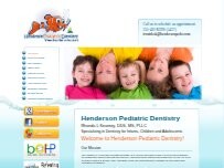 Website Screenshot Henderson Pediatric Dentistry