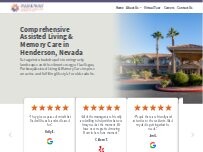 Website Screenshot Parkway Assisted Living & Memory Care