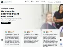 Website Screenshot Sherwood Oaks Post Acute