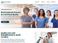 Website Screenshot Forest Acres Post Acute