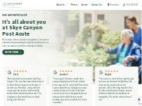 Website Screenshot Skye Canyon Post Acute