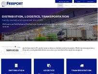 Website Screenshot Freeport Logistics