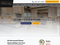 Website Screenshot Compass Contracting of Alabama