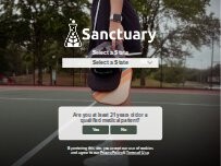 Website Screenshot Sanctuary Cannabis Fort Pierce Dispensary