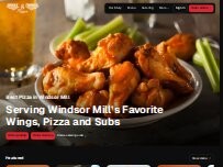 Website Screenshot Wings Things & Pizza *NEW MANAGEMENT*