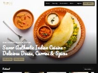 Website Screenshot Dosas by Kashan