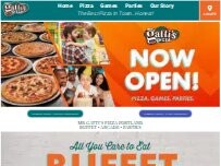 Website Screenshot Mr Gatti's Pizza
