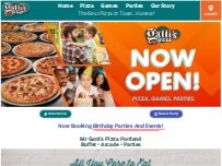 Website Screenshot Mr Gatti's Pizza