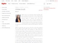 Website Screenshot Abbie Scott RD, LD