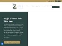 Website Screenshot Zeni Law PLLC