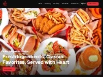 Website Screenshot Ever's Diner