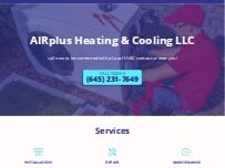 Website Screenshot AIRplus Heating & Cooling LLC