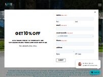 Website Screenshot LIVE Hydration Spa Kirby