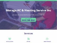 Website Screenshot Moraga AC & Heating Service Inc