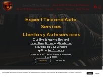 Website Screenshot Calderon Brothers Tires