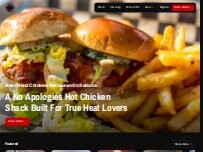 Website Screenshot Flew the Coop Nashville Hot Chicken Shack
