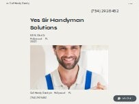 Website Screenshot Yes Sir Handyman Solutions