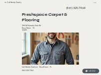 Website Screenshot Freshspace Carpet & Flooring