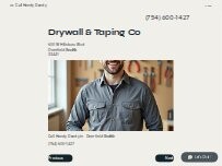Website Screenshot Drywall & Taping Co