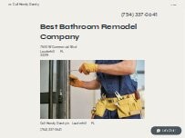 Website Screenshot Best Bathroom Remodel Company