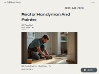 Website Screenshot Rector Handyman And Painter