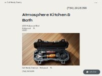 Website Screenshot Atmosphere Kitchen & Bath