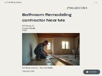 Website Screenshot Bathroom Remodeling contractor Near Me