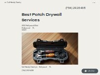 Website Screenshot Best Patch Drywall Services