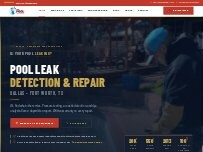 Website Screenshot Mr. Pool Leak Repair - Carrollton