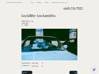 Website Screenshot LockRite Locksmiths
